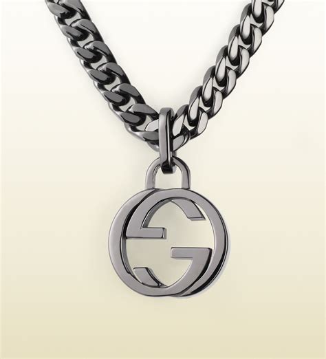 is gucci jewellery real silver|interlocking g necklace in silver.